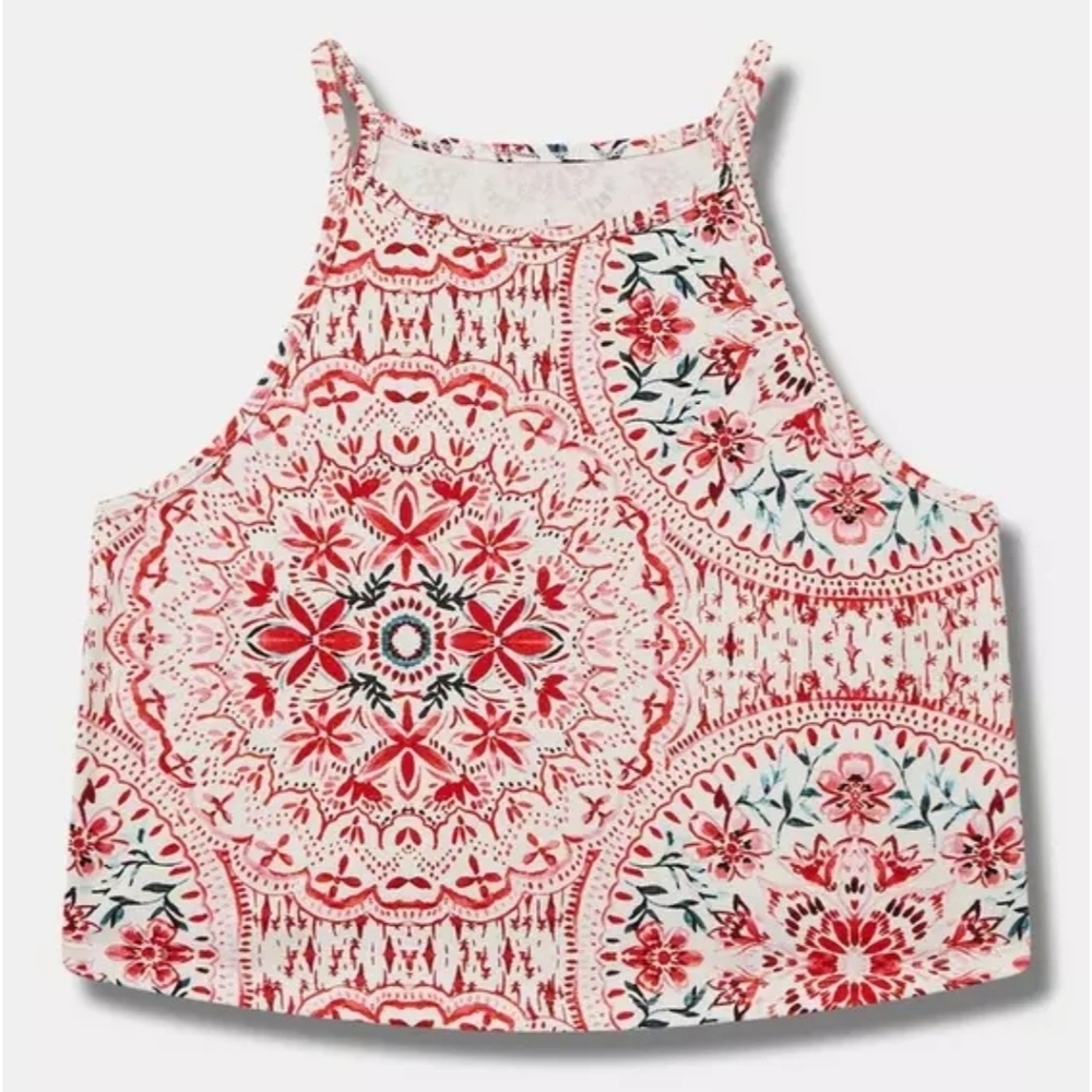 ✨ **NWT Torrid Foxy High Neck Crop Top – Size 2 (18/20)** ✨ Plus size / Curvy